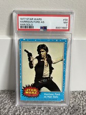 Harrison Ford as Han Solo - 1977 Star Wars #58 - PSA 7