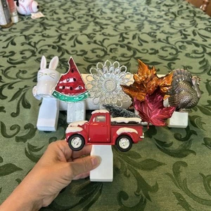 EUC Lot Of 6 Bath & Body Works Easter Christmas Fall Spring Wallflower Plug Ins - Picture 1 of 13