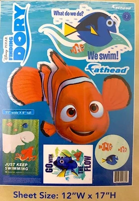 Calcomanías de pared pelar y pegar de la película Finding Dory de Disney Pixar 2015 Foto 1 de 3