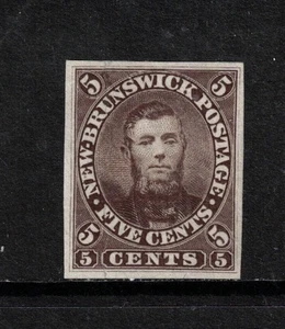 New Brunswick #5P Very Fine Proof On India Paper - Picture 1 of 1