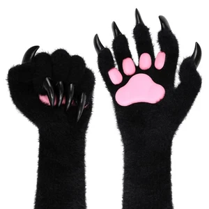 Halloween silicone meat mat, long gloves, long nails, beast claw gloves COSPLAY - Picture 1 of 22
