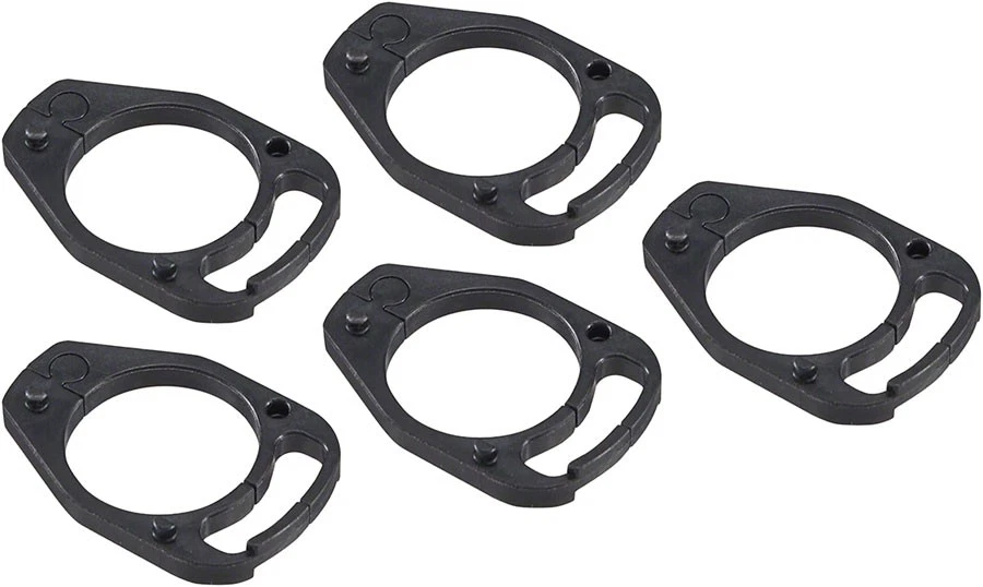 Ritchey Switch System 5mm Black Headset Spacer Pack - Cable Routing &