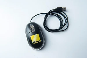 VTG RARE Promo Nikon Camera Optical USB Computer Compact Mouse Wired TESTED - Picture 1 of 4