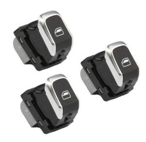3Pcs Chrome Passenger Side Window Switch For AUDI A6 S6 C7 4H0959855A - Foto 1 di 5