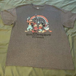 Disney Parks T-Shirt Walt Disney World Florida Mickey & Friends grau Gr. XL - Bild 1 von 6