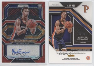 2021-22 Panini Prizm Draft Picks Choice Red /88 Kessler Edwards Rookie Auto RC