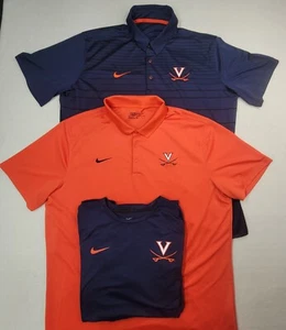 Lote de 3 Camisas Virginia Cavaliers Para Hombres XL Azul Naranja Nike Informales Golf Polo DriFit - Imagen 1 de 13