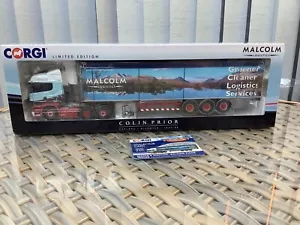 CORGI MODEL 1:50 - MALCOLM COLIN PRIOR SCANIA WALKING FLOOR TRAILER CC12786 - Picture 1 of 3