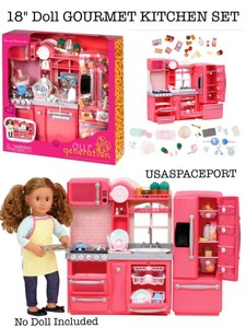 american girl gourmet kitchen set ebay