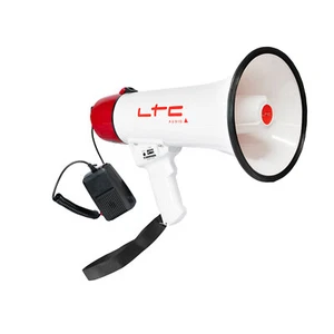 LTC MEGA35USB MEGAFON 35W MIT USB UND SD PARTY DISCO CLUB SHOW DJ MIKROFON ABS - Bild 1 von 4
