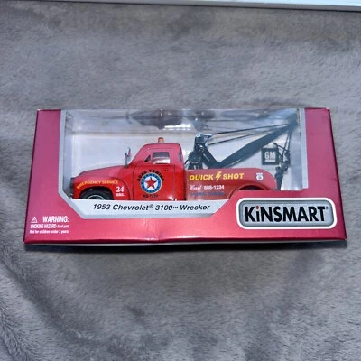 Grúa Chevrolet 3100 1953 escala 1:38 KINSMART ROJO FUNDIDO A PRESIÓN Foto 1 de 3