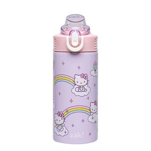 Zak Designs Sanrio Sage Kids Water Bottle For School or Travel, 14oz Stainles... - Picture 1 of 12