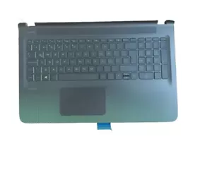 Per HP 15-BC 15-AK 15-AN 15-AB custodia superiore palmo con tastiera e touchpad - Foto 1 di 3