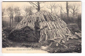 CPA ST SAINT SEVER 14 - AGRICULTURE FOUR FOURNEAU A CHARBON FORET NORMAND ~A72 - Imagen 1 de 1
