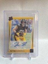 2021 PANINI CLEARLY DONRUSS PAT FREIERMUTH #81 RATED ROOKIE AUTO STEELERS RC