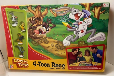 Looney Tunes 4-Toon Race - Board Game - Mattel 2003 Vintage - Image 1 of 4