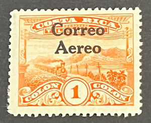 Travelstamps: 1930 Costa Rica Air Mail Stamps Scott #C6 - 1 Colon Mint MOGH