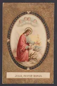 Holy card antico postale de Jesus santino immagine pieuses estampa - Foto 1 di 1