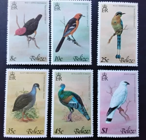 stamps Belize SC# 387-392 MNH birds - Bild 1 von 1