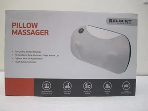 Belmint Shiatstu Massager Pillow - Neck, Back, etc. w/ Heat - FAST SHIPPING - Picture 1 of 7