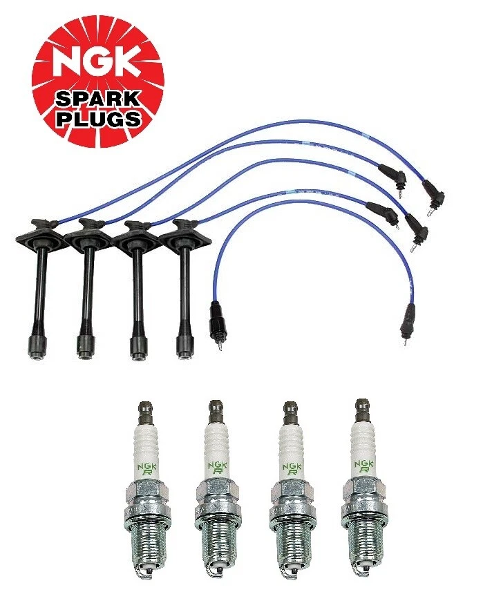 Juego de cables para bujías con 4 bujías NGK aptos para Toyota Camry 1994-1996 Foto 1 de 1