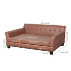 Extra Large Luxury Pet Sofa Couch Dog Bed Chaise Lounge Leather Cover Waterproof