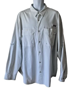 Columbia PFG Shirt Men's Omni Freeze Zero Vented Fishing Gear Size XXL White - Picture 1 of 14