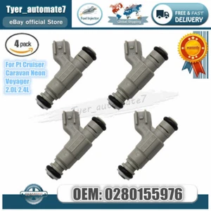 Set of 4 Fuel Injectors For 2001-2003 Dodge Neon Stratus Caravan 2.0L I4 - Bild 1 von 6