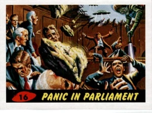 2012 Topps Heritage Mars Attacks #16 Panic in Parliament - Bild 1 von 2