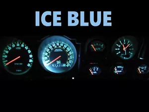 Gauge Cluster LED Dash Kit Ice Blue For 72-79 Ford Torino Ranchero LTD II Cougar - Picture 1 of 2