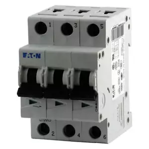 EATON FAZ-D20/3 IEC Supp Protector,20A,277/480VAC,3P 19YF69 - Picture 1 of 2