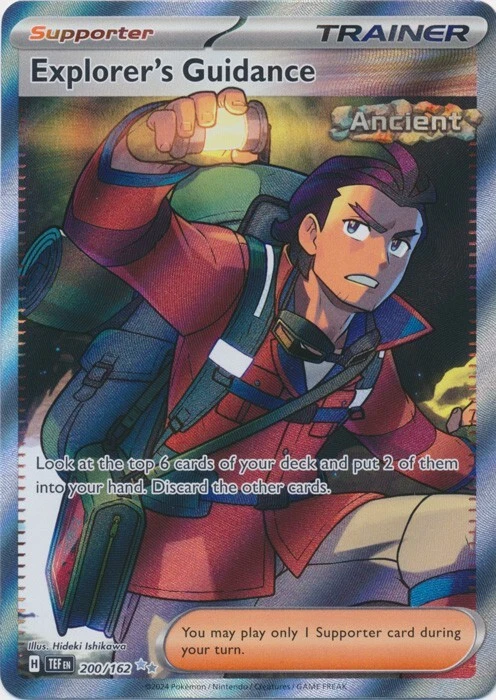 Explorer's Guidance -  200/162  Ultra Rare SV05: Temporal Forces Pokemon TCG - Image 1 of 1