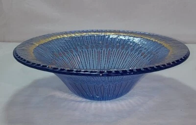 复古蓝色和金色纹理碗 8 — 第 1/4 张图片