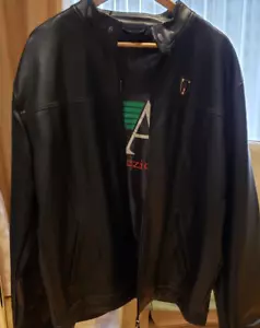 A Luxury Collezioni Black Faux Leather Jacket, With Certificate of Authenticity - Picture 1 of 6