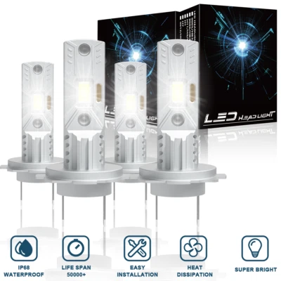 Faro LED blanco haz alto/bajo BUlbs para Mercedes-Benz E350 E320 E550 2008-2012 Foto 1 de 4