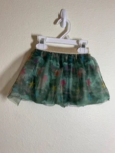 NUEVO SIN ETIQUETAS Star Wars Bebé Niñas Brillante Tutú Falda Verde Talla 12 Meses Camuflaje AD3 - Imagen 1 de 5