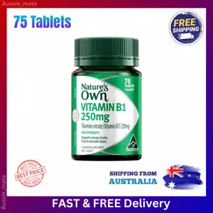 Vitamin B1 250mg Tablets 75 High Strength Energy Nervous System Heart Support - Picture 1 of 10
