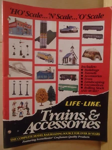 1987 LIFE-LIKE MODEL TRAIN DEALERS CATALOG AND PRICE LIST - Picture 1 of 3