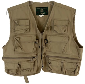 Gilet da Pesca Orvis Uomo XS Utility Tasca Pesca a Mosca Caccia Safari Cachi - Foto 1 di 5