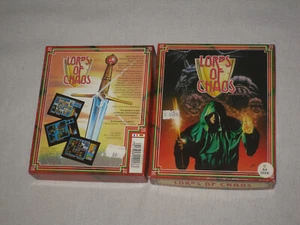 *** Commodore C64 leere OVP Spiel -- LORDS OF CHAOS Disk Version (empty box) *** - Photo 1/1