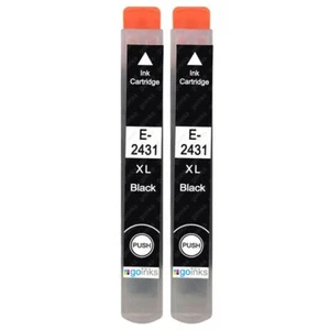2 Black Ink Cartridges for Epson Expression Photo XP-55, XP-760, XP-860, XP-960  - Bild 1 von 6