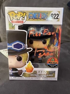 Sabo Funko Pop 922 One Piece signiert Johnny Yong Bosch Coa - Bild 1 von 9
