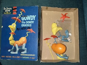 Vintage 1959 Gowdy the Dowdy Grackle Dr. Seuss Revell Model In Box Parts Lot - Picture 1 of 11