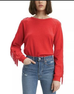 Las mejores ofertas en Tamaño Regular Levi's rojo sudaderas para mujeres |  eBay