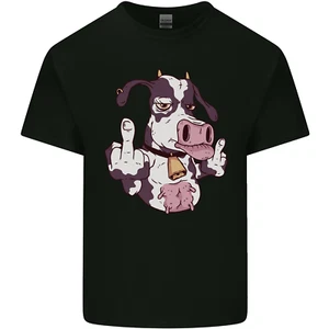 Lustiges offensives unhöfliches Kuhfinger Flip Herren Baumwolle T-Shirt Tee Oberteil - Bild 1 von 95