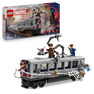 LEGO ǀ Marvel Spider-Man Contro Doc Ock: Duello sul Treno - Giocattolo da Esposi - Picture 1 of 10
