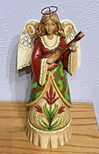 Jim Shore Angels Greet With Anthems Sweet 9,5" Figur mit Laute Mandoline 40-42970 - Bild 1 von 16