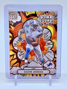 2025 Panini Donruss Football Calvin Johnson Bomb Squad #BS-CJN Detroit Lions - Picture 1 of 2