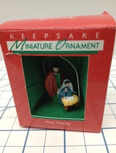 1988 Heilige Familie ~ Jesuskind, Maria, Josef ~ Punze Miniatur Xxg - Bild 1 von 2