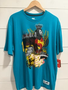 Neu mit Etikett Nike Herren LeBron King James Triple Double Machine blau Basketball T-Shirt XL - Bild 1 von 8